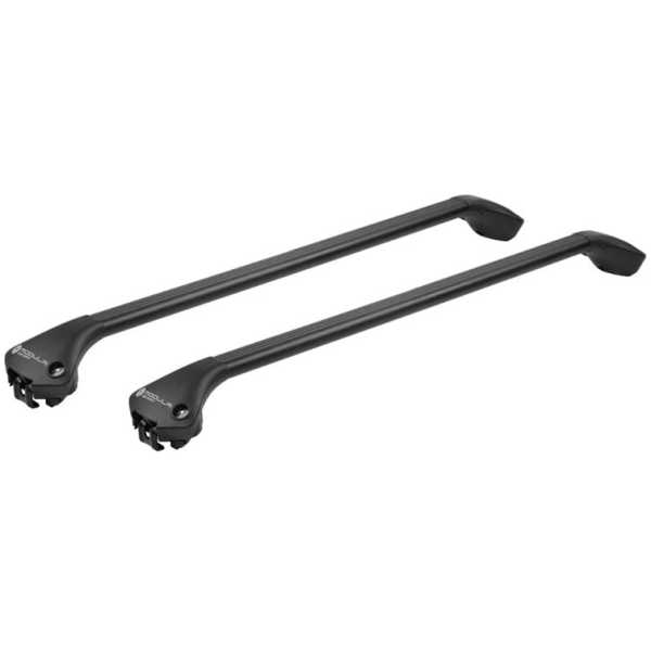 Dakdrager voor gesloten dakrails (vaste rails) en nieuwe openrails aluminium zwart
