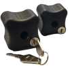 Draaiknop Set Menabo Afsluitbaar 2x