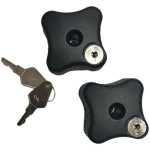 Draaiknop Set Menabo Afsluitbaar 2x