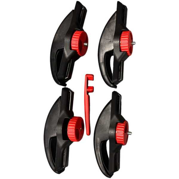 Dakkoffer bevestigingsklem Easy-fit 4x
