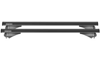 Dakdragers Menabo Leopard 120 cm aluminum zwart