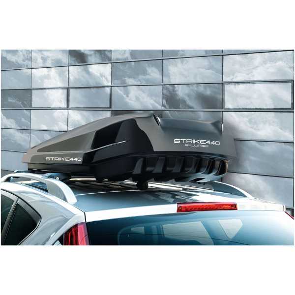 Dakkoffer Junior Strike 480 liter hoogglans zwart,